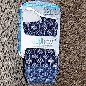 New Goodhew/Sockwell Cleo, Navy cashmerino, made in USA, S/M, US 4.5-7, EU 35-38